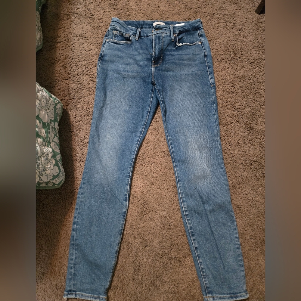 Good American Light Blue Skinny Jeans